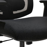 Assise recouverte de noir du siège de bureau de qualité professionnelle Mirou de hjh OFFICE