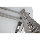 Spirale de câbles verticale argentée des Accessoires CKXE de hjh OFFICE PRO