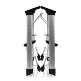 Vue pliée de l'échelle pliante SOLID VI en aluminium avec deux marches de hjh OFFICE