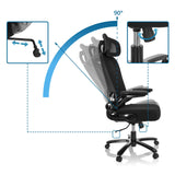 Mécanismes de réglage et fonction d'inclinaison du Siège pivotant XXL INSTRUCTOR SW I PRO de hjh OFFICE