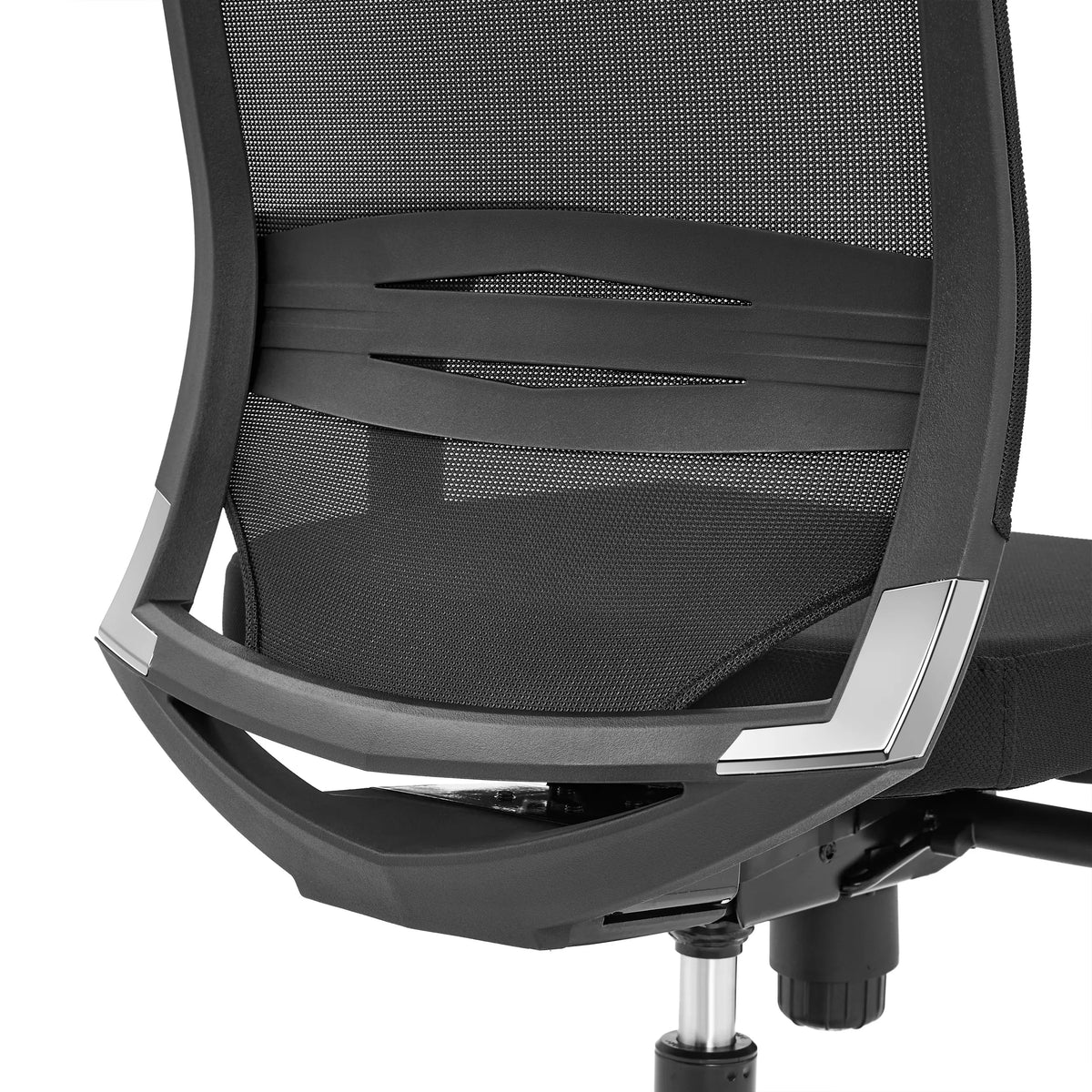 Dossier en maille avec support lombaire du Siège de bureau de qualité professionnelle PORTO BASE de hjh OFFICE