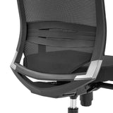 Dossier en maille avec support lombaire du Siège de bureau de qualité professionnelle PORTO BASE de hjh OFFICE