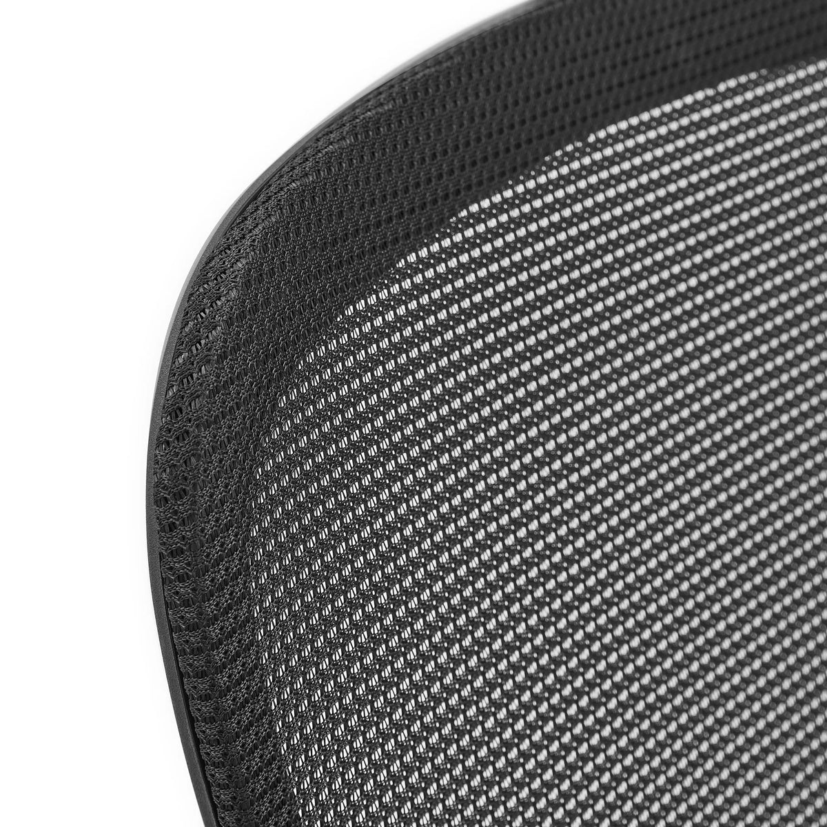 Dossier en maille noire de la Chaise de travail Top Work 44 de hjh OFFICE