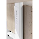 Colonne télescopique blanche du bureau réglable en hauteur XTRA XB 2E SS de hjh OFFICE PRO