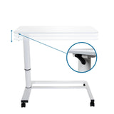 Mécanisme de réglage en hauteur du Bureau assis-debout STAND II en blanc de hjh OFFICE