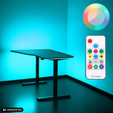 Bureau réglable en hauteur électriquement Worktime Game avec télécommande de hjh OFFICE (image générée par IA)