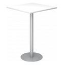BISTRO H88Q S | Table haute | 80 x 80 | Argenté - Système de tables conférence 