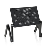Bureau assis-debout VM-SA II en noir avec plaque perforée et cadre pliable de hjh OFFICE