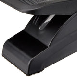 Mécanisme de réglage du repose-pieds PIEDINO STRIPE couleur anthracite avec base antidérapante de hjh OFFICE