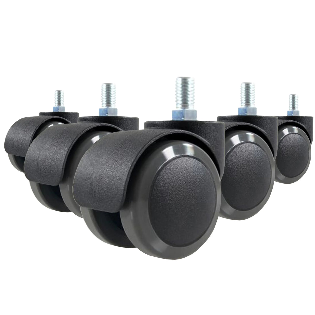 5x ROLO M10/50mm Sols durs - Roulettes 