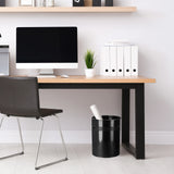 Poubelle noire CLEAN III d'une capacité de 15 litres de hjh OFFICE