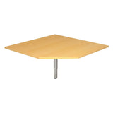 Plateau trapézoïdal en hêtre du bureau HT12 de hjh OFFICE PRO