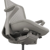 Dessous de l'assise et de l'accoudoir du Siège de bureau haut de gamme VERVIO de hjh OFFICE