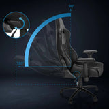 Dossier réglable du fauteuil gamer GAMEBREAKER SX 04 avec un angle d'inclinaison de 90 à 180 degrés de hjh OFFICE