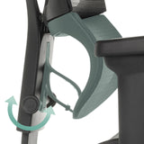 Verstellbarer Mechanismus der Armlehne des Luxus-Chefsessels ERGOHUMAN SLIM ECO M GEN2 von hjh OFFICE