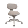 Siège de bureau à domicile SITMOTION W avec revêtement en tissu gris et piètement clair à roulettes de hjh OFFICE