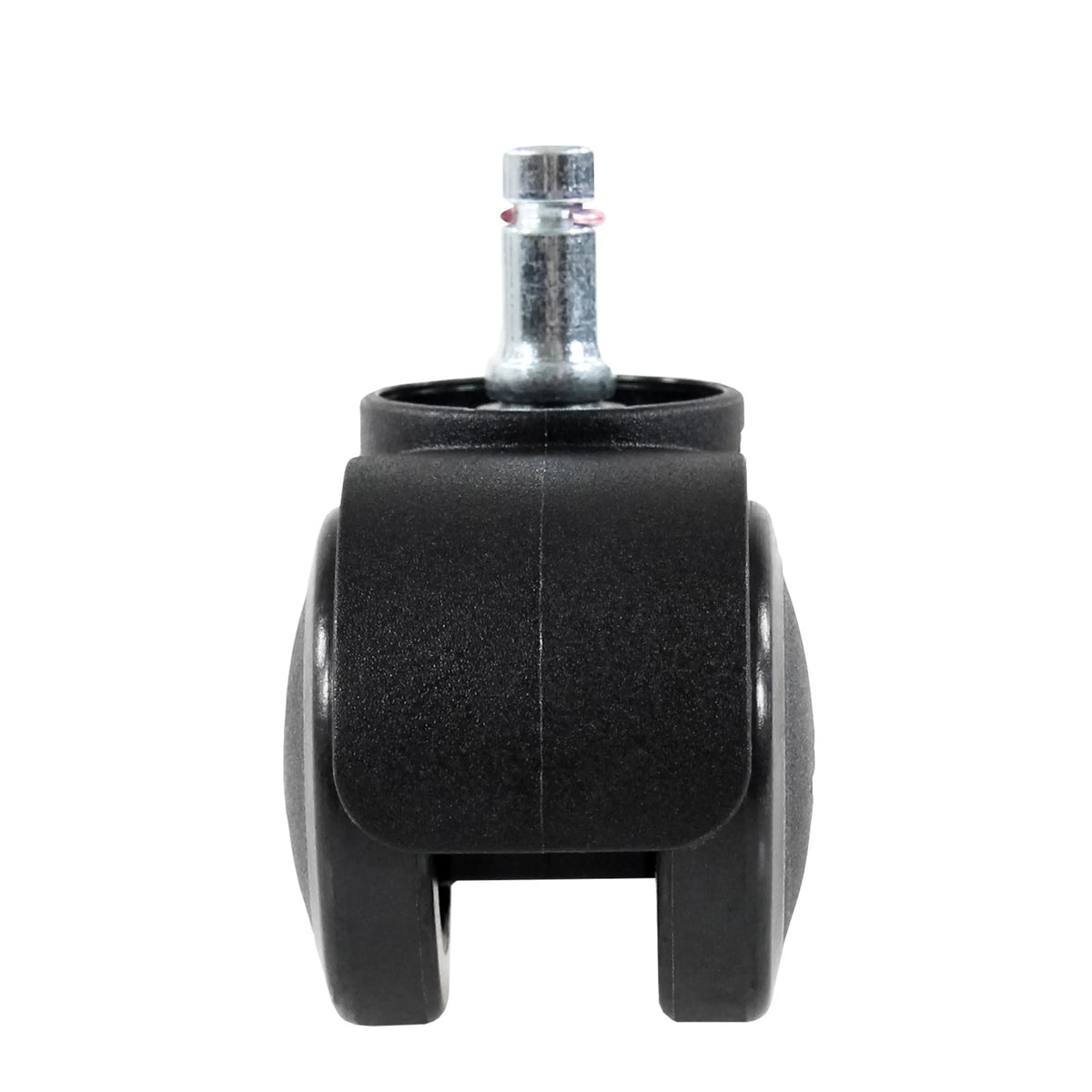 Roulettes 5x ROLO ESD 10mm/50mm noires pour sols durs avec goupille métallique argentée de hjh OFFICE