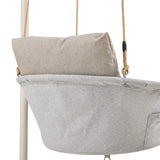 Coussins et suspension du fauteuil suspendu Skylo en beige de hjh LIVING