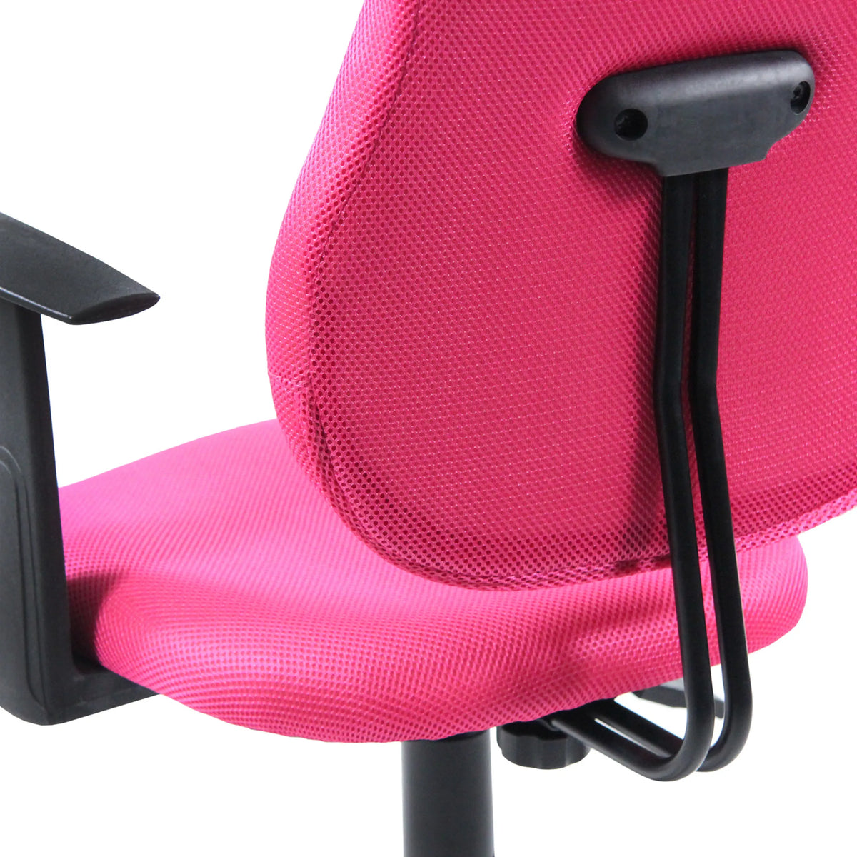 Dossier en maille rose de la Chaise pivotante pour des enfants KIDDY STYLE de hjh OFFICE