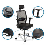 Fonctions réglables du Siège de direction de luxe SENATOR PRO avec appui-tête, accoudoirs et mécanisme de hjh OFFICE