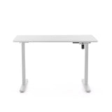 Bureau réglable en hauteur électriquement Worktime Kid blanc avec panneau de commande de hjh OFFICE – vue à 360° (vue de face 0°)