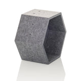 Cloison de séparation hexagonale en feutre gris FLEXMIUT STORE S de hjh OFFICE – vue à 360° (vue de trois quarts avant 60°)