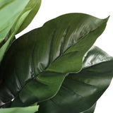 Feuilles vertes de la plante artificielle EPIPREMNUM de hjh OFFICE