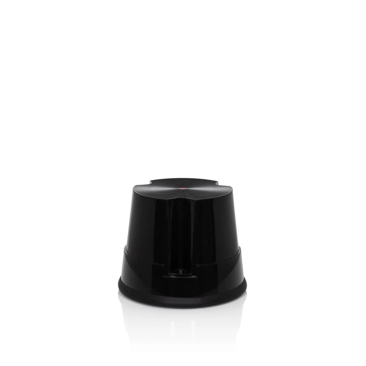 Tabouret marchepied TIO-S noir avec surface antidérapante de hjh OFFICE – vue à 360° (vue de face 0°)