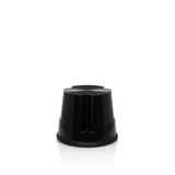 Tabouret marchepied TIO-S noir avec surface antidérapante de hjh OFFICE – vue à 360° (vue de face 0°)