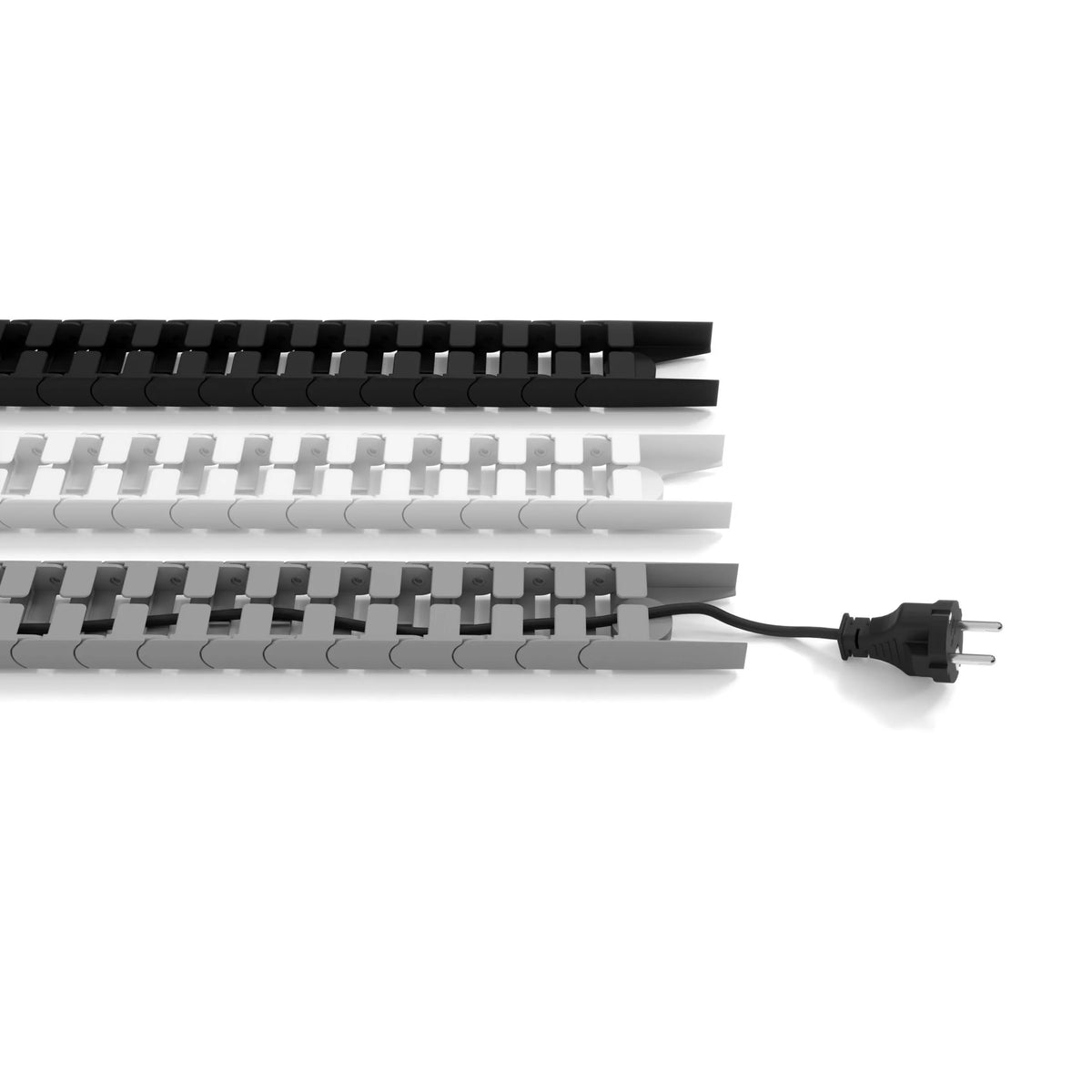 Chaîne de câbles verticale des Accessoires CKVL en couleurs noir, blanc et gris de hjh OFFICE PRO