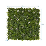 Dessin dimensionnel du Tapis végétal MORE GREEN I de 50 × 50 cm de hjh OFFICE