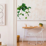 Plante artificielle verte MONSTERA CLIMB dans un pot suspendu de hjh OFFICE