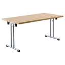 KALOS 16 | Table pliante | 160 cm | Chromé - Table de conférence 