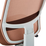 Tissu maille marron du dossier du Siège de bureau de qualité professionnelle Minoro W de hjh OFFICE