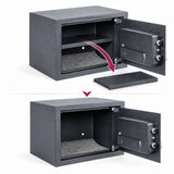 Serrure numérique du coffre-fort Safe Compact Basic en anthracite de hjh OFFICE (image générée par IA)