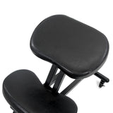 Assise et repose-genoux noirs du tabouret à genoux ORTHONI de hjh OFFICE