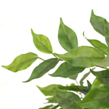 Feuilles vertes de la Plante artificielle FICUS I de hjh OFFICE