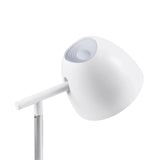 Abat-jour blanc de la lampe de bureau Lumanova D3 avec des anneaux concentriques à l'intérieur de hjh OFFICE