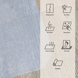 Surface du Tapis de sol FORTIFLEX en blanc lait avec symboles fonctionnels de hjh OFFICE