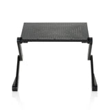 Rehausseur de bureau noir VM-SA II avec plaque perforée et deux pieds de hjh OFFICE – vue à 360° (vue de face 0°)