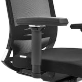 Accoudoir réglable du Siège de bureau de qualité professionnelle PORTO BASE en noir de hjh OFFICE