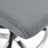 Revêtement en tissu gris de l'assise de la Chaise de comptoir Top Work 44 W de hjh OFFICE