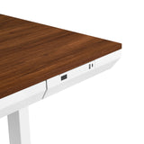 Unité de commande numérique du bureau réglable en hauteur électriquement Worktime Plus en blanc de hjh OFFICE