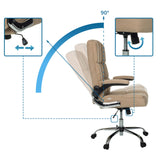 Dossier réglable avec inclinaison jusqu'à 90 degrés du Siège de direction pour bureau à domicile RELAX WD 100 de MyBuero