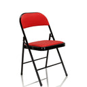 TUDELA simili-cuir/synthétique - Chaise pliante 