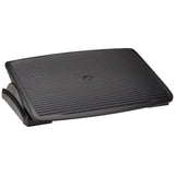 Repose-pieds PIEDINO STRIPE anthracite avec surface nervurée et position inclinée de hjh OFFICE