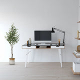 Plante artificielle OLIVE de couleur verte avec un pot blanc de hjh OFFICE