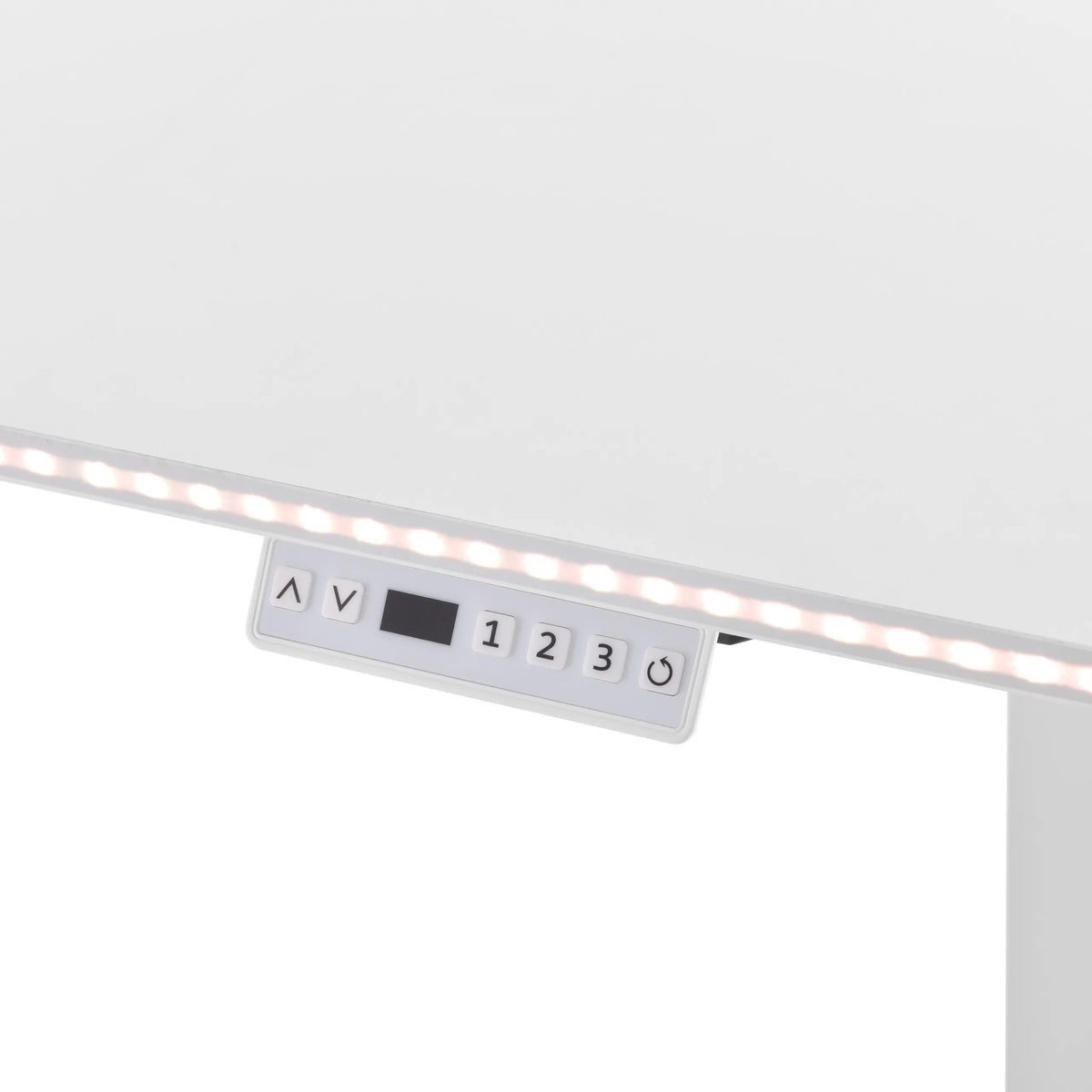 Digitales Bedienfeld mit Memory-Funktion des elektrisch höhenverstellbaren Schreibtisches Worktime LED von hjh OFFICE