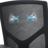 Tissu maille respirant du dossier des Chaises cantilever BRETON V B de hjh OFFICE