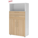 FlexWall | 4 HC | Portes + tiroirs + corps | avec pieds réglables 